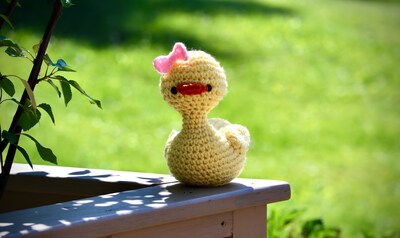 Crochet Duckling Amigurumi Plushie Crochet Animals - image3